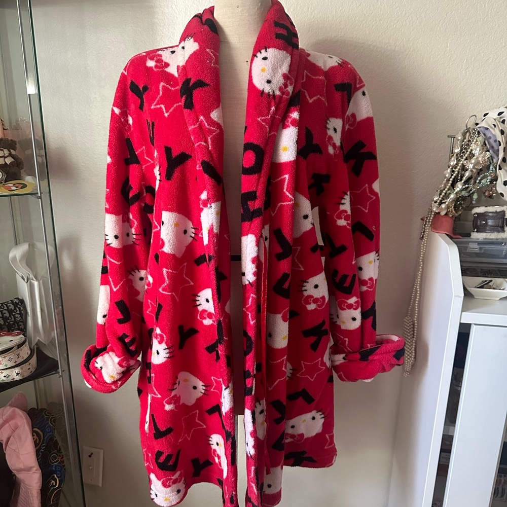 Red Hello Kitty robe